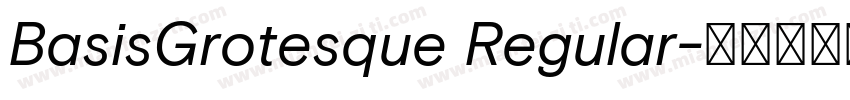 BasisGrotesque Regular字体转换